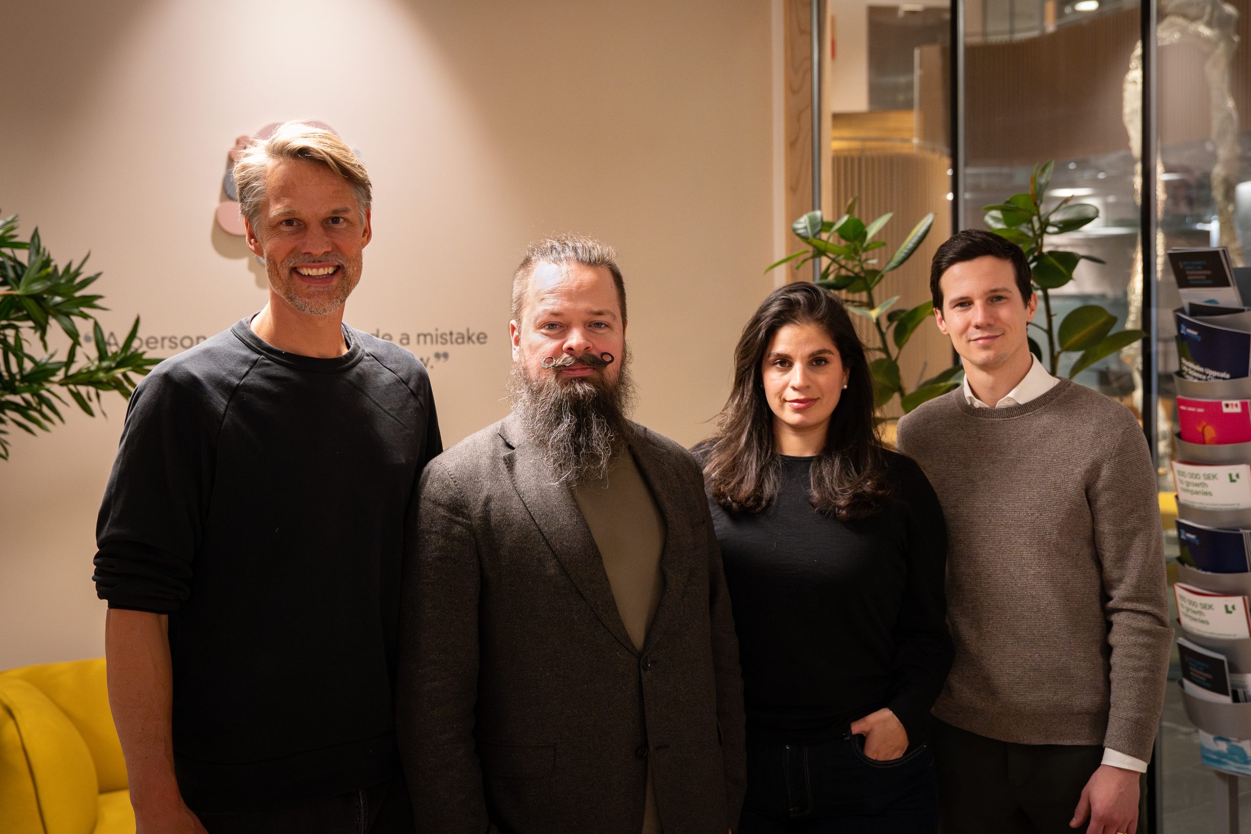 Andreas Larsson, STUNS. Marcus Tynnhammar, Flygvapnet. Jessica Mansourati och Niclas Stjernberg, UIC